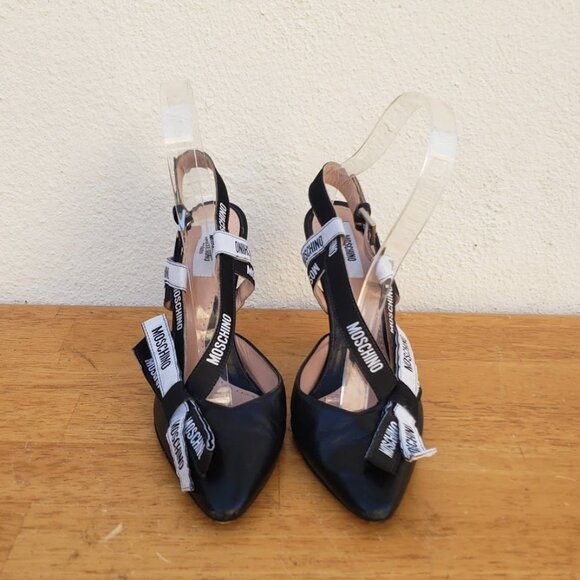 MOSCHINO Logo Pumps - Picture 3 of 9